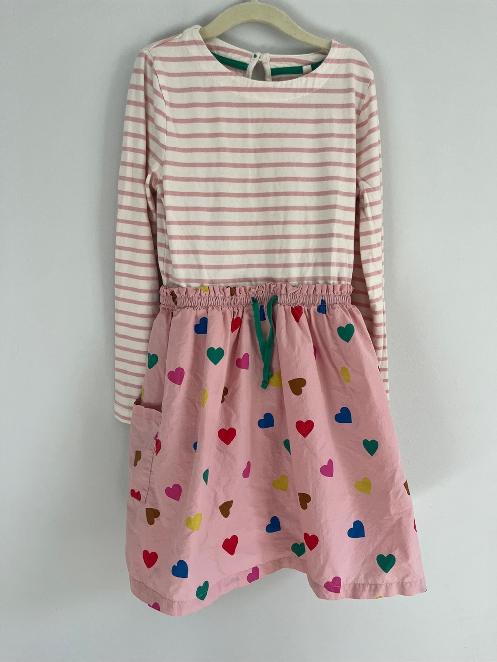 Mini Boden Girls Long Sleeve 100% Cotton Dress 8-9